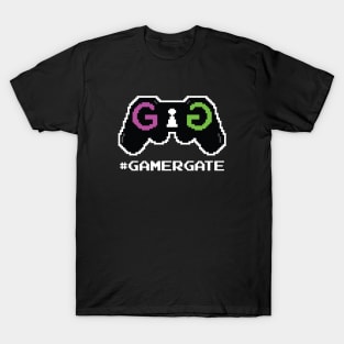 #GamerGate 8 Bit Controller Logo T-Shirt